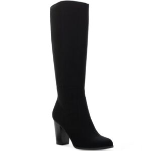 Style & Co Women's Addyy Knee High Dress Boots, Black, 9.5M & 5.5M